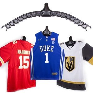 6 sports jersey hangers